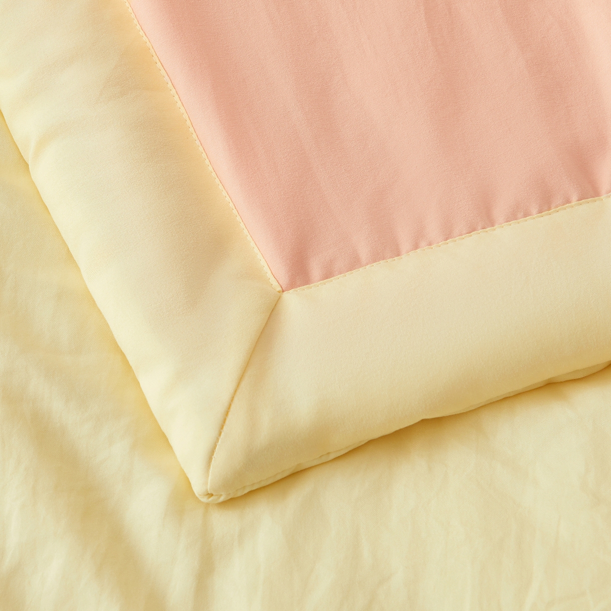 91家纺网 家纺一手货源 找家纺 晓时候 2026新款无印风水洗棉新疆棉花被夏被夏凉被空调被子 素夏-粉黄