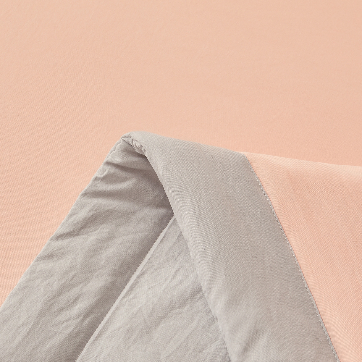 91家纺网 家纺一手货源 找家纺 晓时候 2026新款无印风水洗棉新疆棉花被夏被夏凉被空调被子 素夏-粉灰