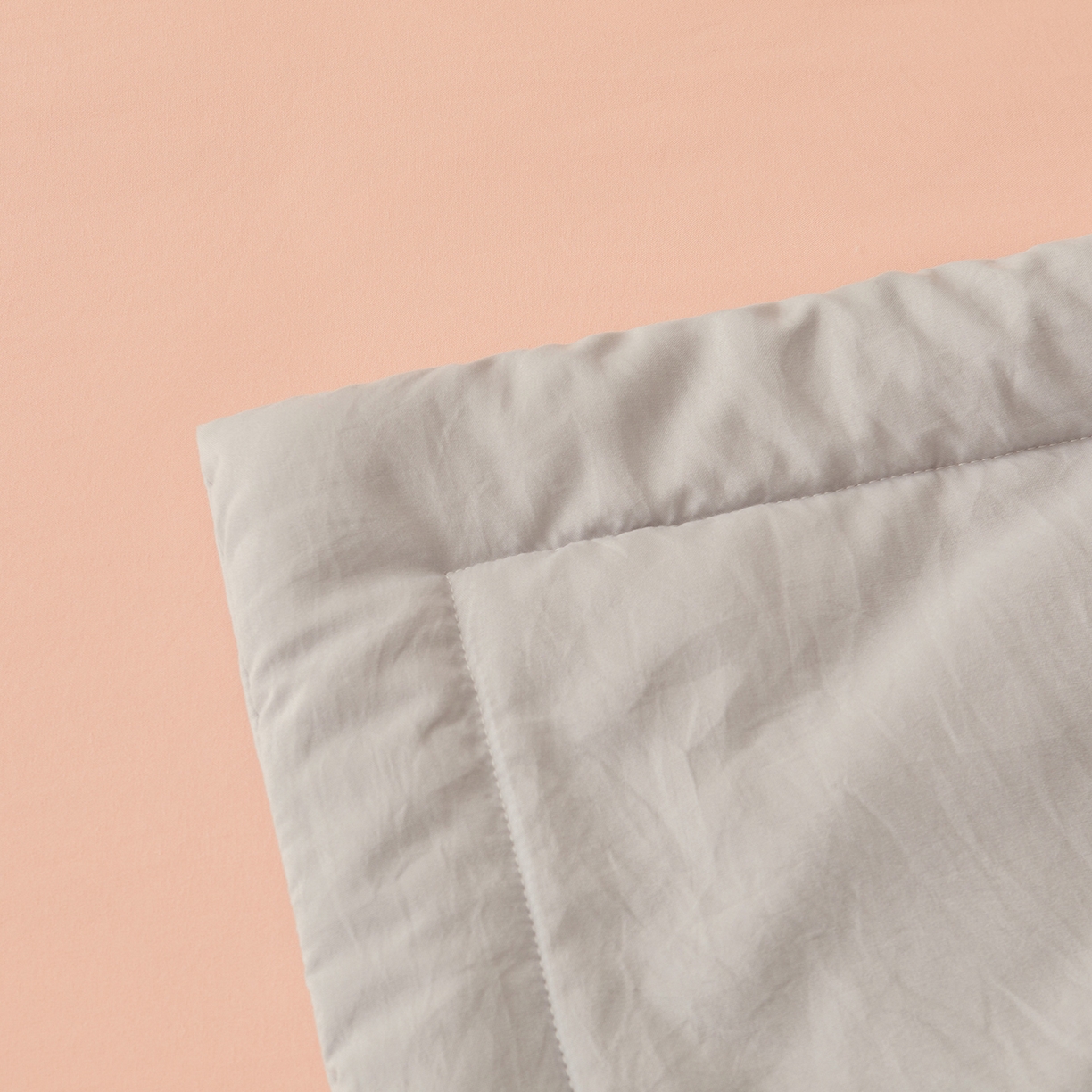 91家纺网 家纺一手货源 找家纺 晓时候 2026新款无印风水洗棉新疆棉花被夏被夏凉被空调被子 素夏-粉灰