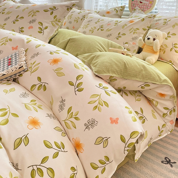 91家纺网 家纺一手货源 找家纺 （总）世爵 2026春夏新款亲肤磨毛印花四件套