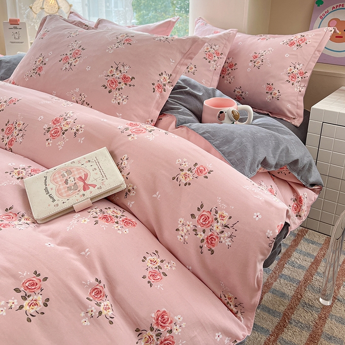 91家纺网 家纺一手货源 找家纺 （总）世爵 2026春夏新款亲肤磨毛印花四件套