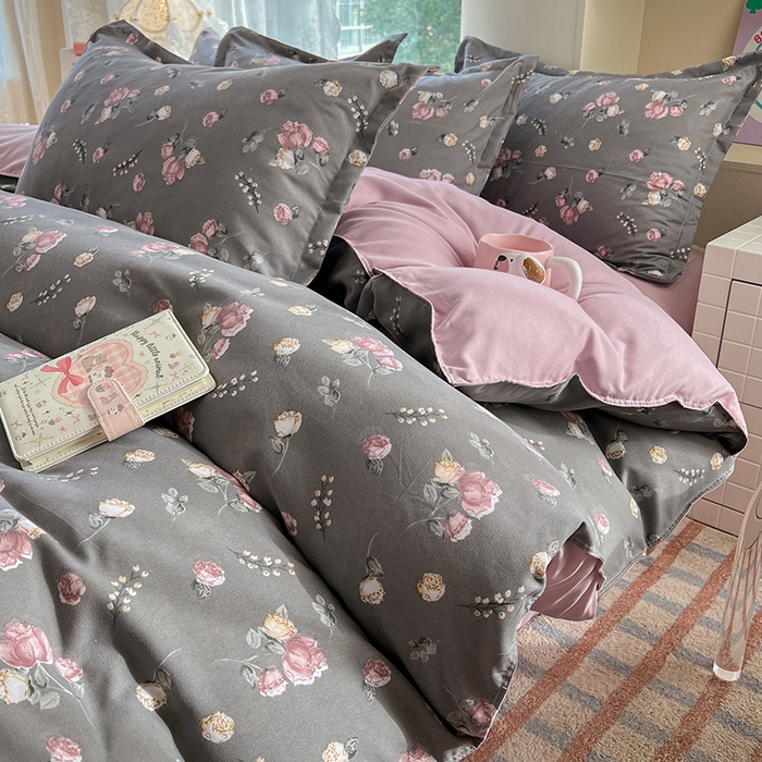 91家纺网 家纺一手货源 找家纺 （总）世爵 2026春夏新款亲肤磨毛印花四件套