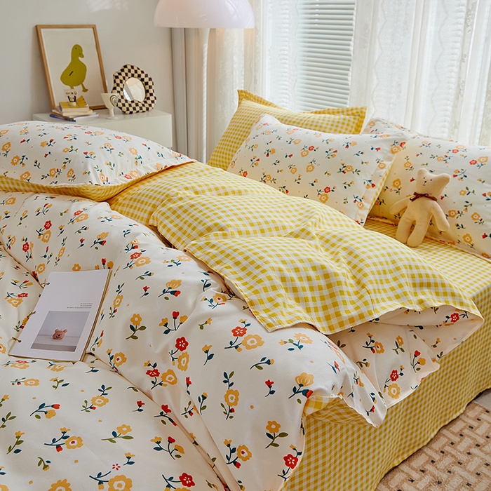 91家纺网 家纺一手货源 找家纺 （总）世爵 2026春夏新款亲肤磨毛印花四件套