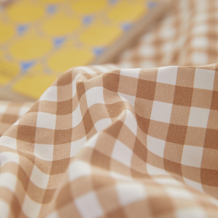 91家纺网 家纺一手货源 找家纺 世爵 2026春夏新款亲肤磨毛印花四件套 优格咖