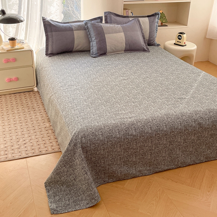 91家纺网 家纺一手货源 找家纺 世爵 2026春夏新款亲肤磨毛印花四件套 文森格