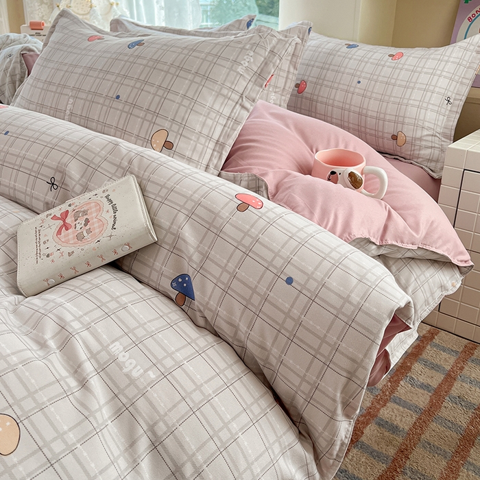 91家纺网 家纺一手货源 找家纺 （总）世爵 2026春夏新款亲肤磨毛印花四件套