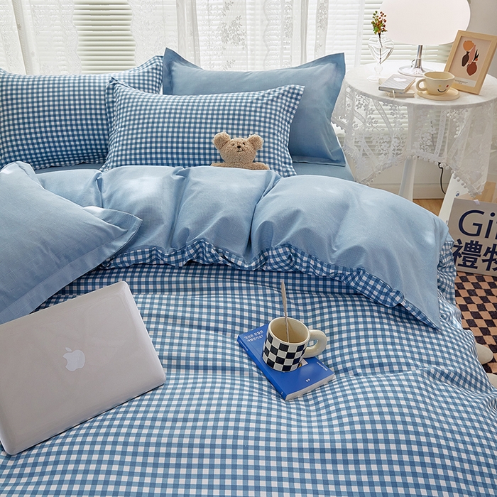 91家纺网 家纺一手货源 找家纺 世爵 2026春夏新款亲肤磨毛印花四件套 优格兰