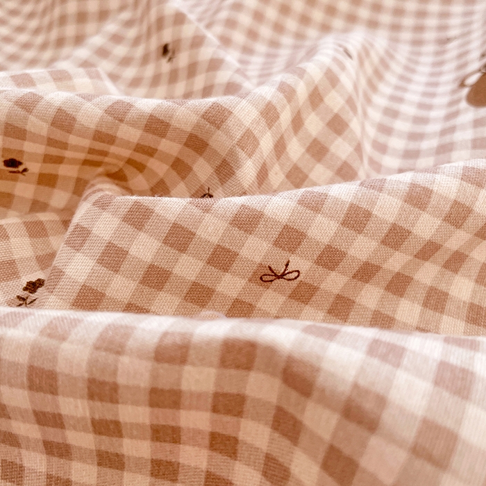 91家纺网 家纺一手货源 找家纺 世爵 2026春夏新款亲肤磨毛印花四件套 熊仔格