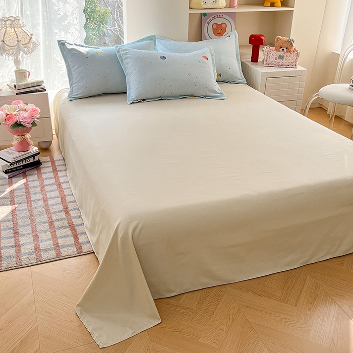 91家纺网 家纺一手货源 找家纺 世爵 2026春夏新款亲肤磨毛印花四件套 小草莓 兰