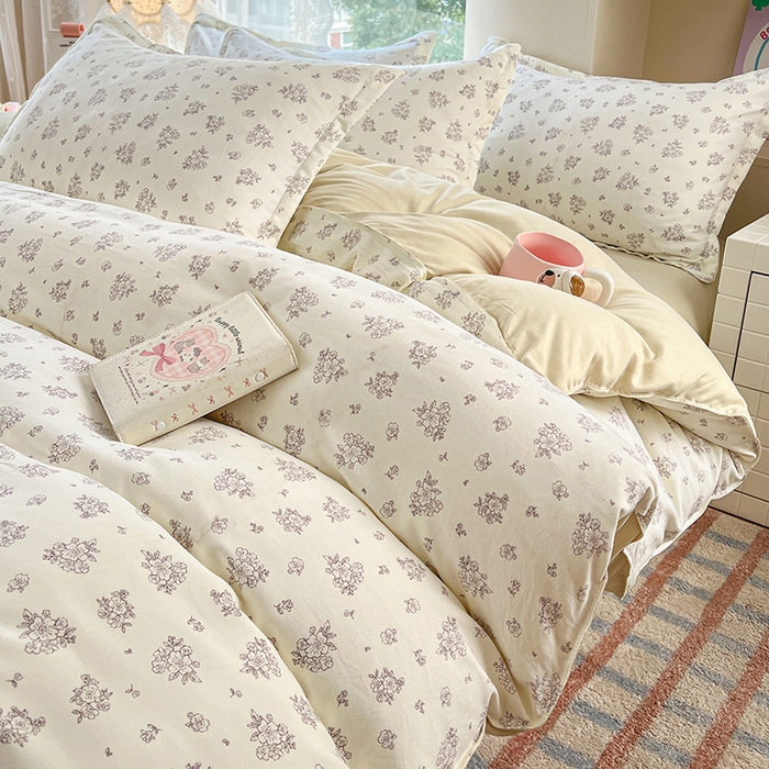 91家纺网 家纺一手货源 找家纺 （总）世爵 2026春夏新款亲肤磨毛印花四件套