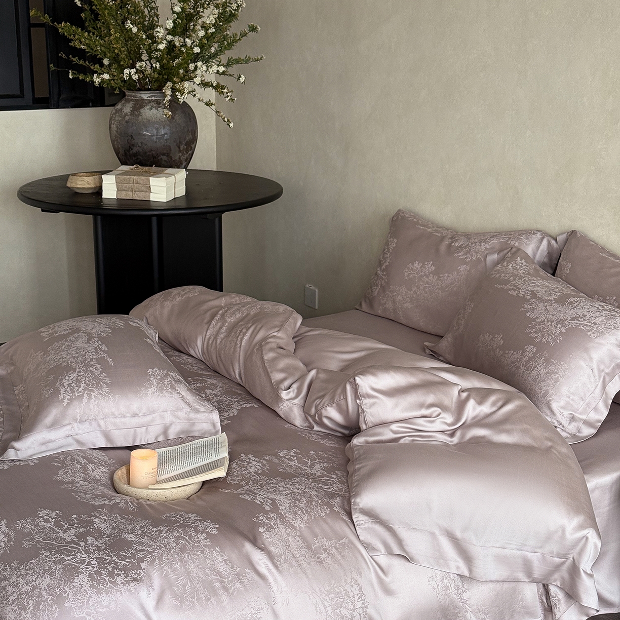 91家纺网 家纺一手货源 找家纺 （总）花时间 2026新款60s兰精天丝四件套-赫本天丝款 （会员减10 参与日常超级立减9折后不低于368/388）