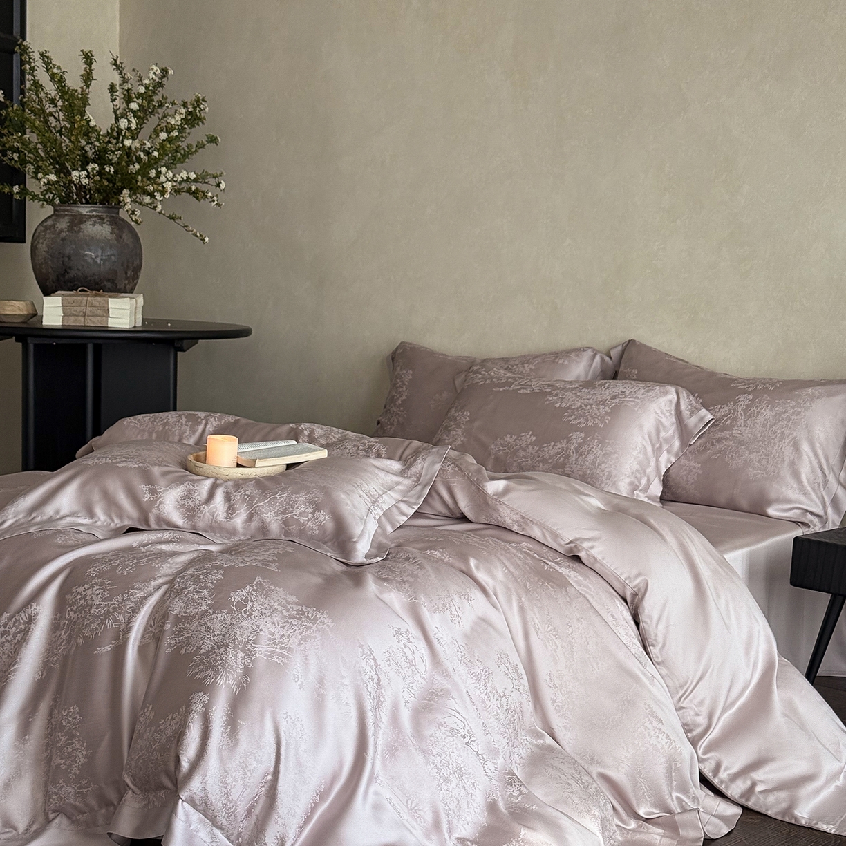 91家纺网 家纺一手货源 找家纺 （总）花时间 2026新款60s兰精天丝四件套-赫本天丝款 （会员减10 参与日常超级立减9折后不低于368/388）