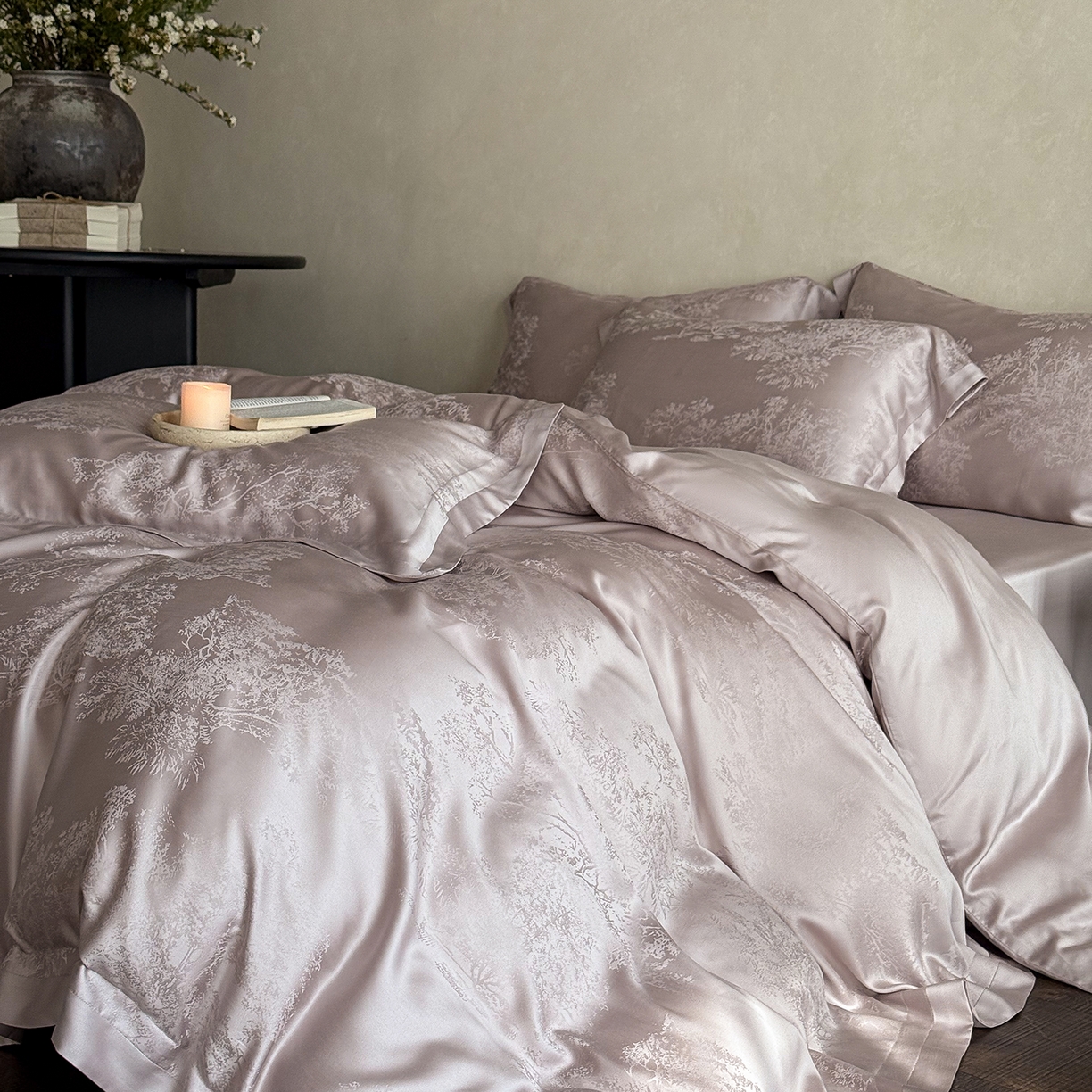 91家纺网 家纺一手货源 找家纺 （总）花时间 2026新款60s兰精天丝四件套-赫本天丝款 （会员减10 参与日常超级立减9折后不低于368/388）