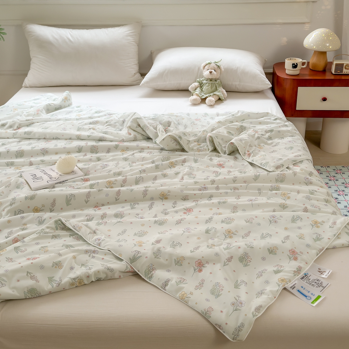 91家纺网 家纺一手货源 找家纺 雯雨家纺 2026新款A类凉感丝夏被夏凉被空调被 春絮