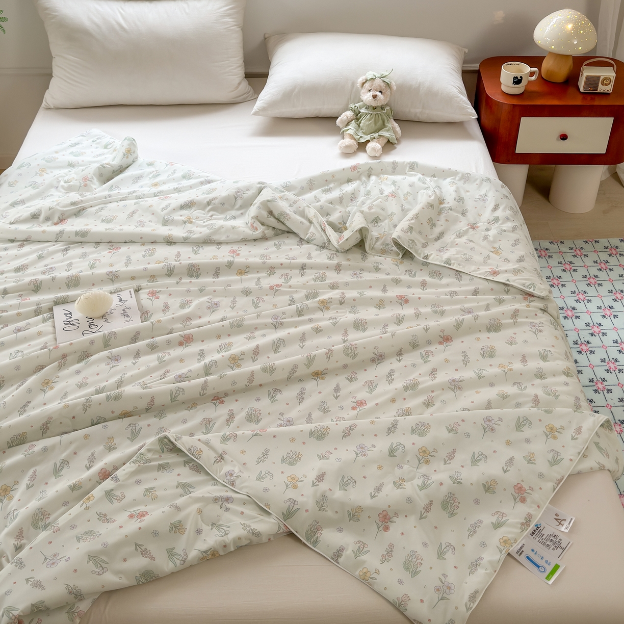 91家纺网 家纺一手货源 找家纺 雯雨家纺 2026新款A类凉感丝夏被夏凉被空调被 春絮