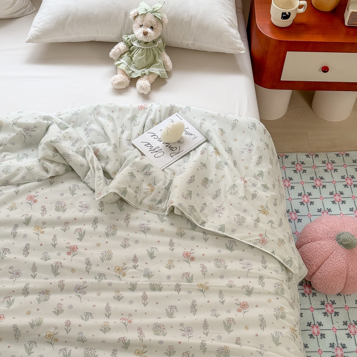 91家纺网 家纺一手货源 找家纺 雯雨家纺 2026新款A类凉感丝夏被夏凉被空调被 春絮