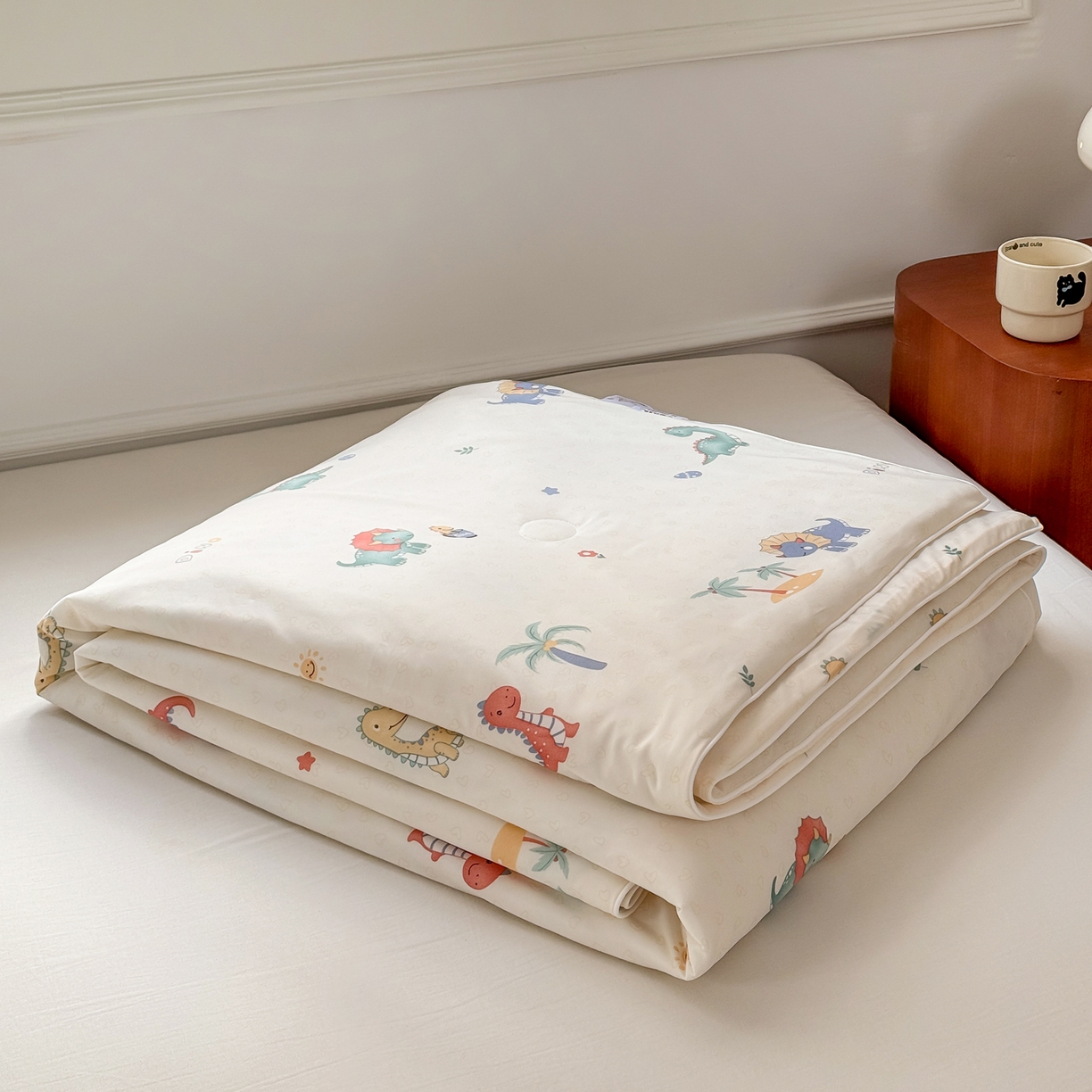 91家纺网 家纺一手货源 找家纺 雯雨家纺 2026新款A类凉感丝夏被夏凉被空调被 假日恐龙