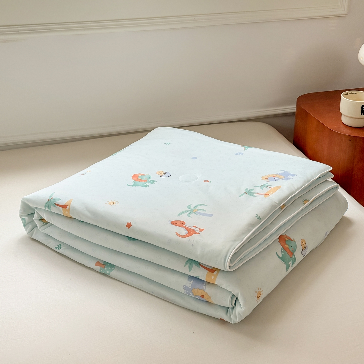 91家纺网 家纺一手货源 找家纺 雯雨家纺 2026新款A类凉感丝夏被夏凉被空调被 恐龙奇遇