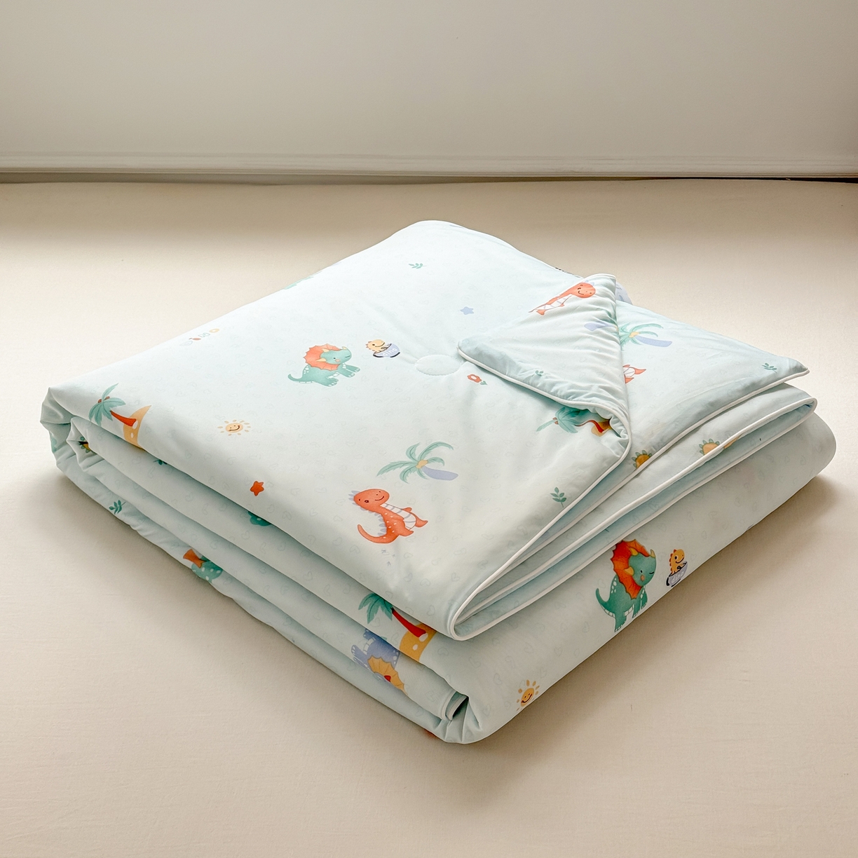 91家纺网 家纺一手货源 找家纺 雯雨家纺 2026新款A类凉感丝夏被夏凉被空调被 恐龙奇遇