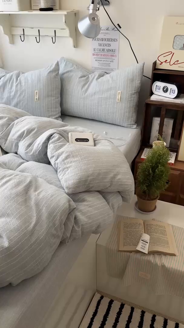 91家纺网 家纺一手货源 找家纺 （总）艾特你 2026新款亚麻风纯色无印四件套