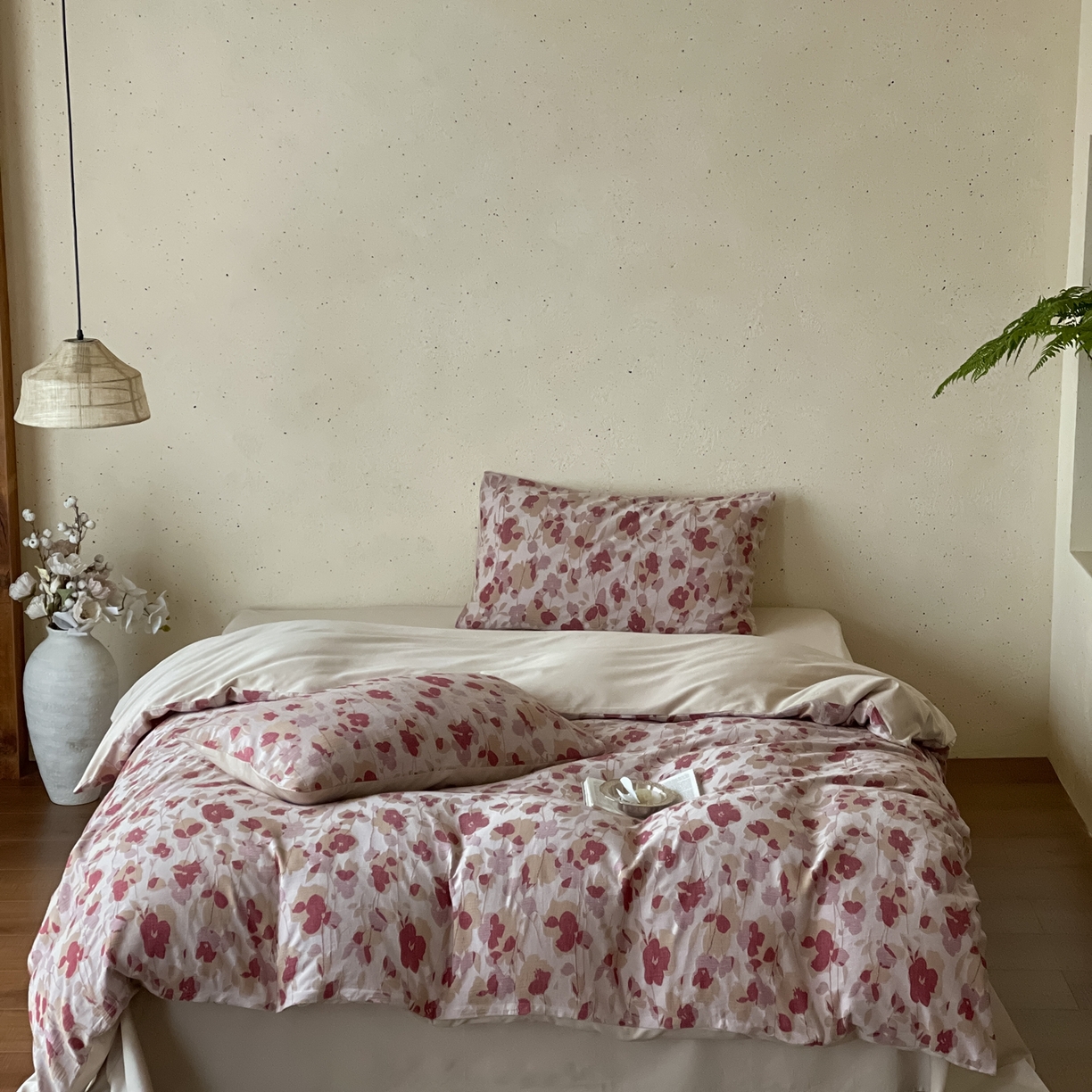 91家纺网 家纺一手货源 找家纺 （总）云上 2026春夏新款全棉纯棉色织大提花四件套-邂逅（控价说明：活动后/券后售价不低于338，（建议参考定价408起）