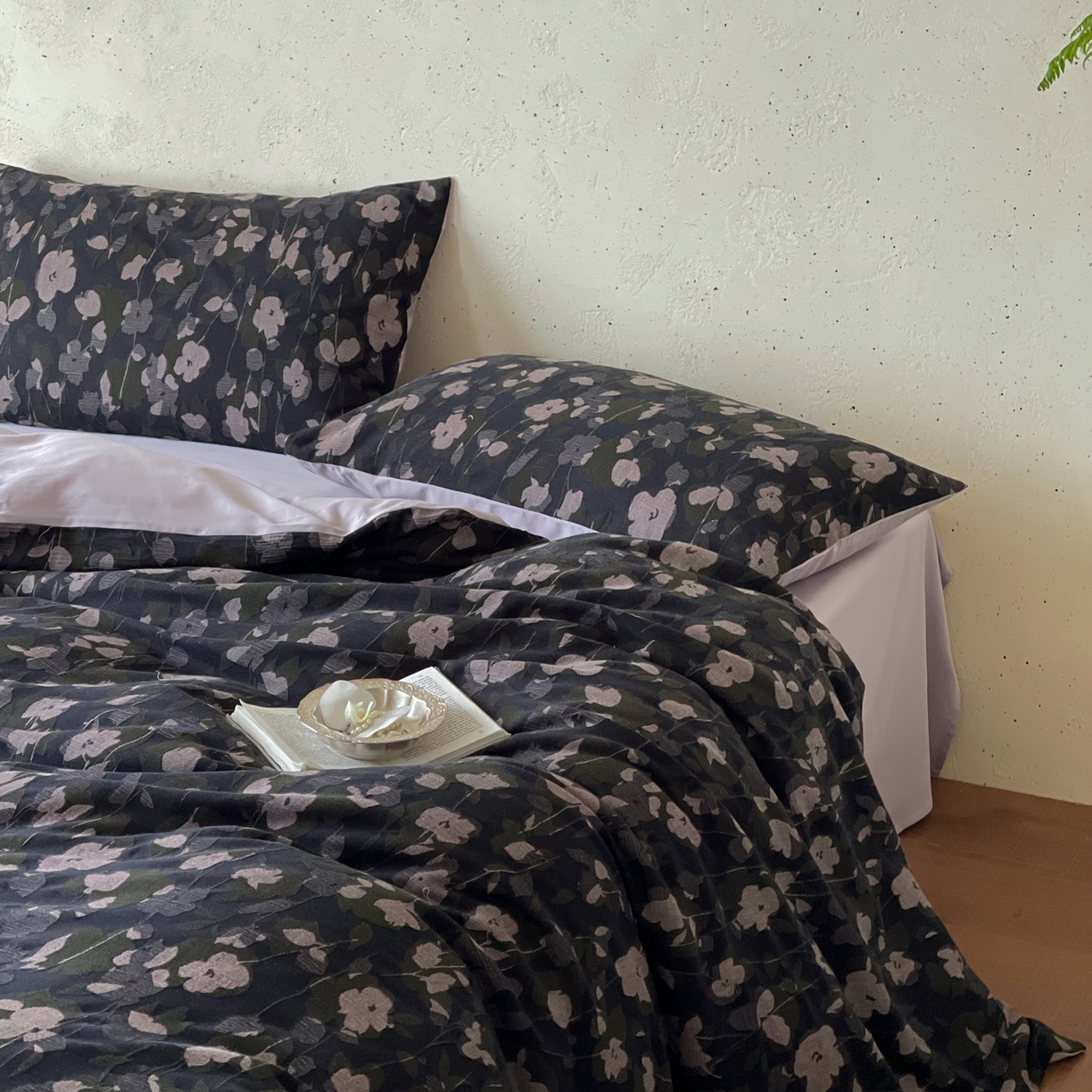 91家纺网 家纺一手货源 找家纺 （总）云上 2026春夏新款全棉纯棉色织大提花四件套-邂逅（控价说明：活动后/券后售价不低于338，（建议参考定价408起）