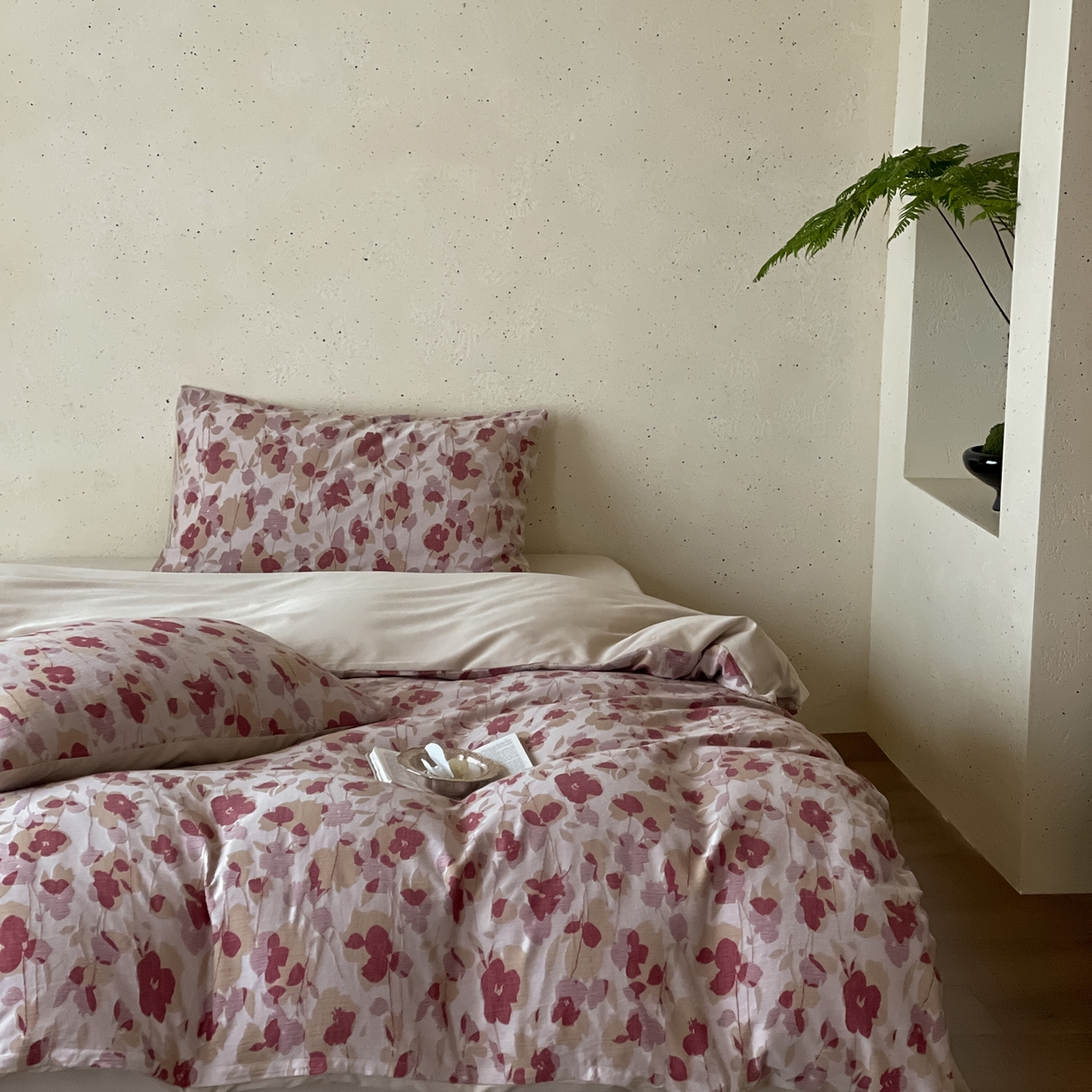 91家纺网 家纺一手货源 找家纺 （总）云上 2026春夏新款全棉纯棉色织大提花四件套-邂逅（控价说明：活动后/券后售价不低于338，（建议参考定价408起）