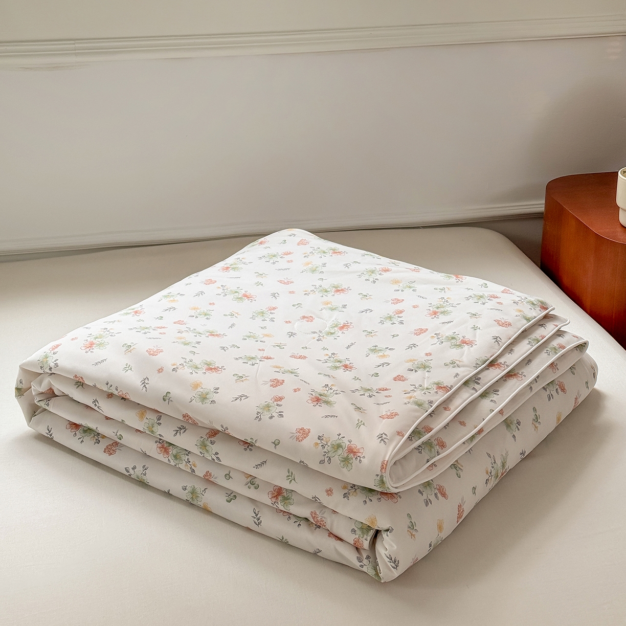 91家纺网 家纺一手货源 找家纺 雯雨家纺 2026新款A类凉感丝夏被夏凉被空调被 莫奈花田