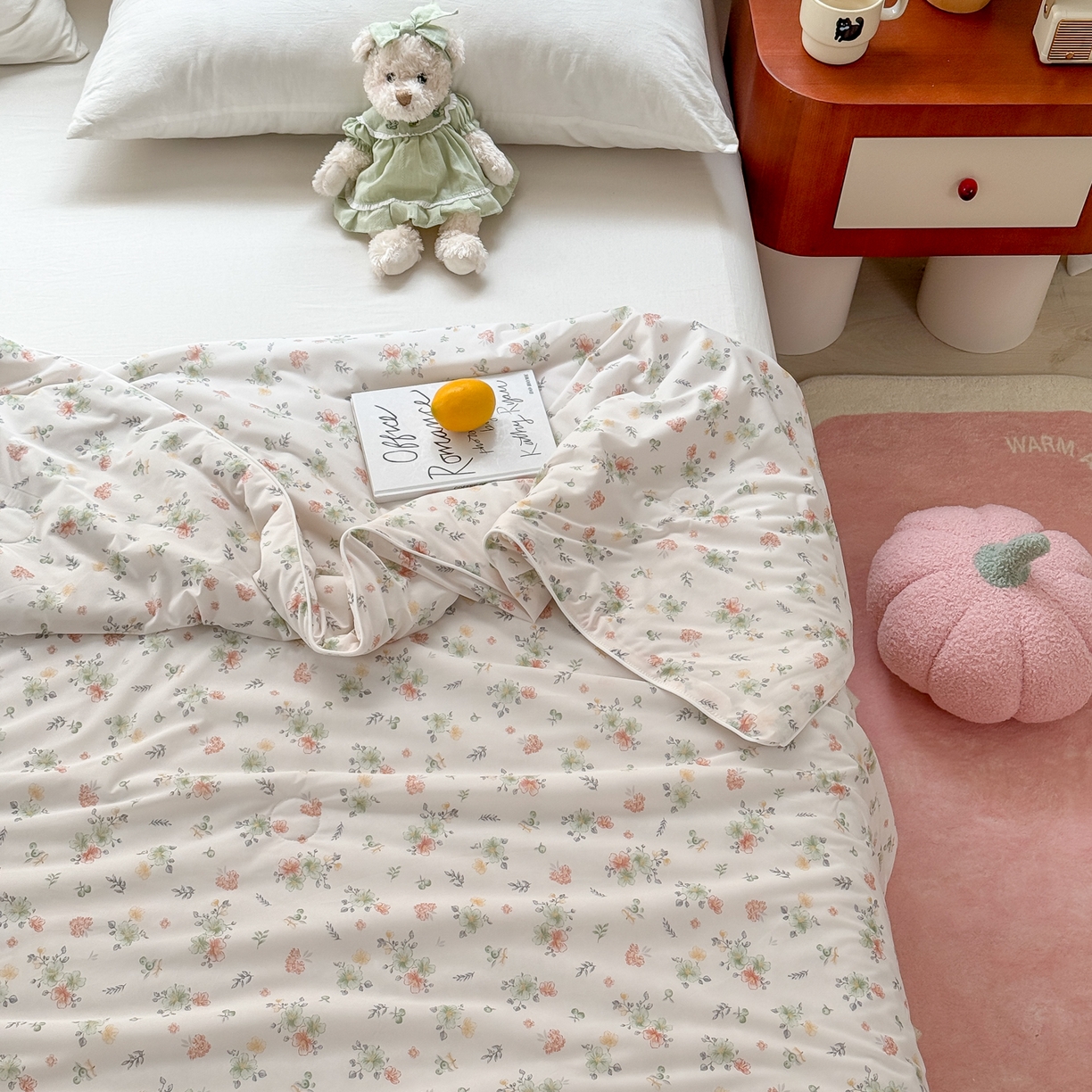 91家纺网 家纺一手货源 找家纺 雯雨家纺 2026新款A类凉感丝夏被夏凉被空调被 莫奈花田