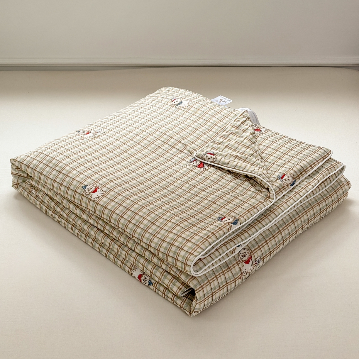 91家纺网 家纺一手货源 找家纺 雯雨家纺 2026新款A类凉感丝夏被夏凉被空调被 小狗日记