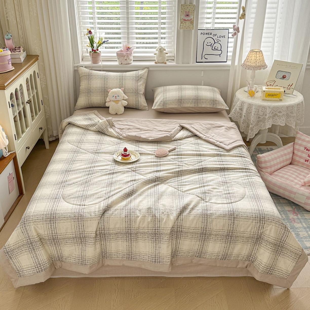 91家纺网 家纺一手货源 找家纺 （总）棉森家纺 2026春夏新款全棉纯棉棉花夏被夏凉被空调被-风格二