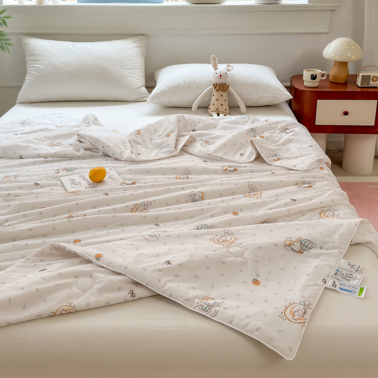 91家纺网 家纺一手货源 找家纺 雯雨家纺 2026新款A类凉感丝夏被夏凉被空调被 星月枕梦