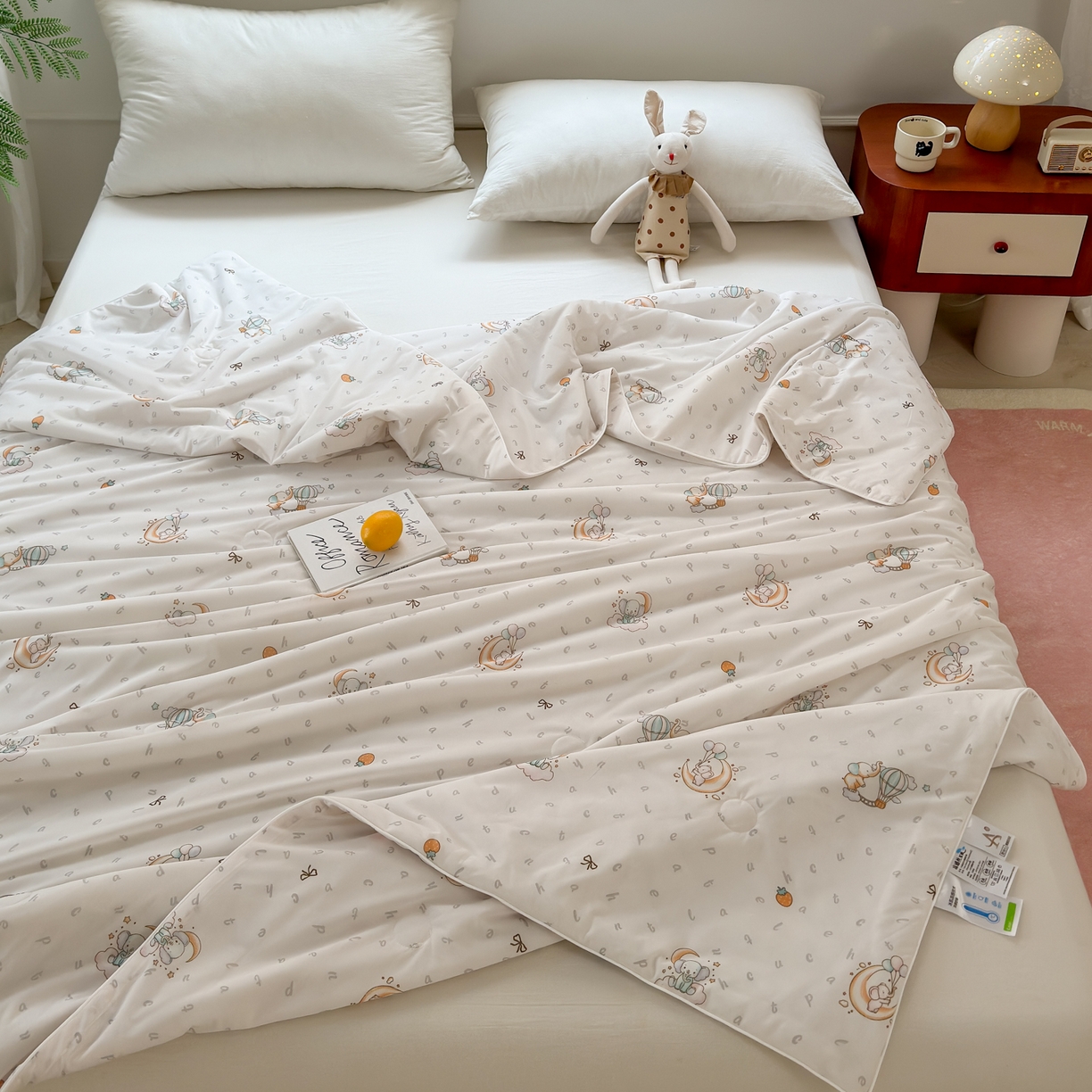 91家纺网 家纺一手货源 找家纺 雯雨家纺 2026新款A类凉感丝夏被夏凉被空调被 星月枕梦