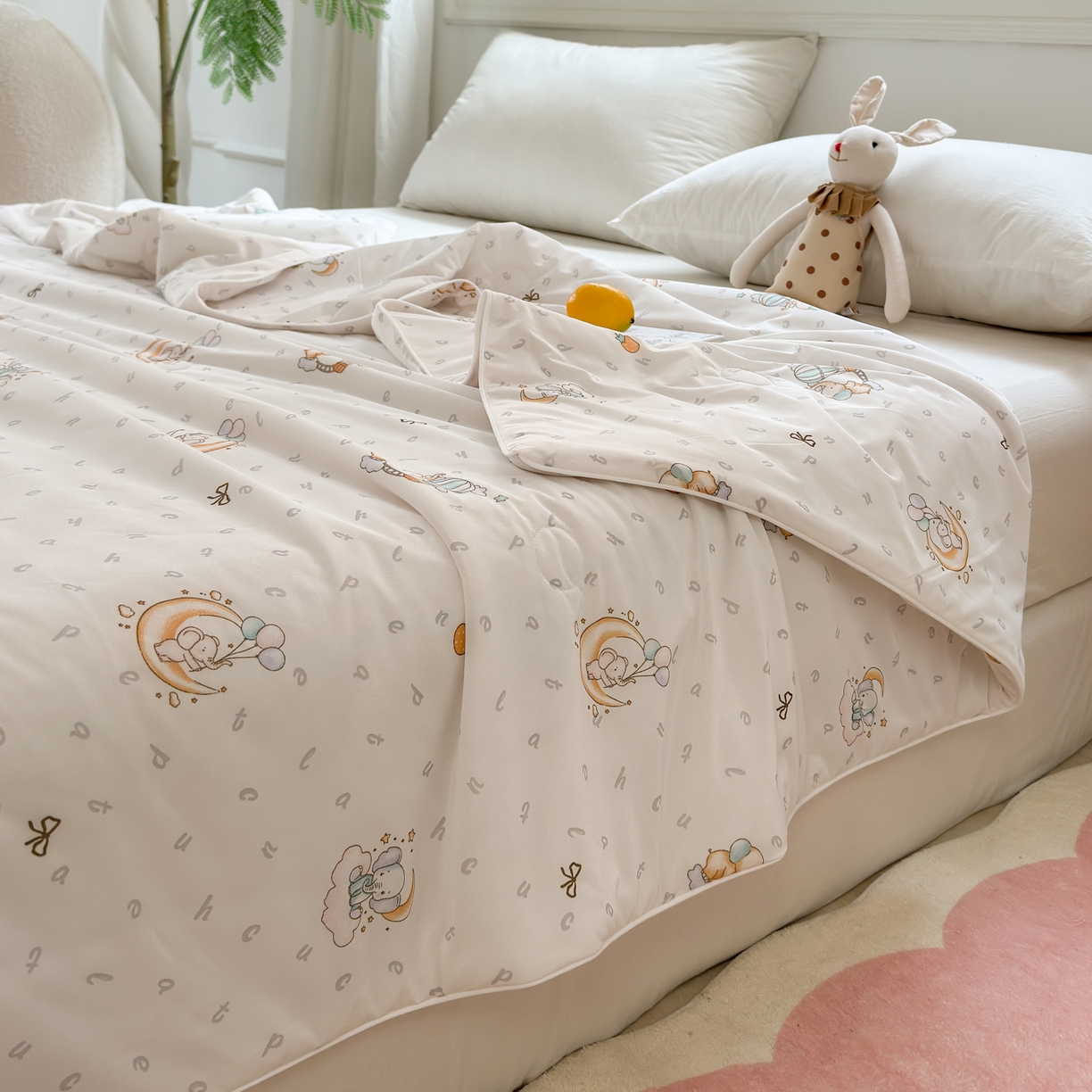 91家纺网 家纺一手货源 找家纺 雯雨家纺 2026新款A类凉感丝夏被夏凉被空调被 星月枕梦