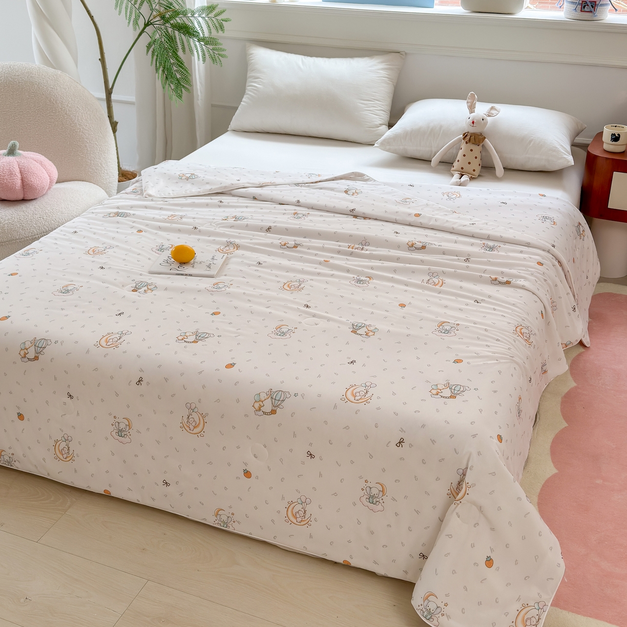 91家纺网 家纺一手货源 找家纺 雯雨家纺 2026新款A类凉感丝夏被夏凉被空调被 星月枕梦