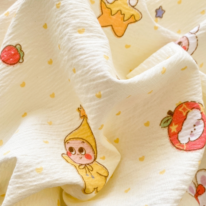 91家纺网 家纺一手货源 找家纺 优贝家纺 2026新款水洗棉古棉床盖四件套 星喵人