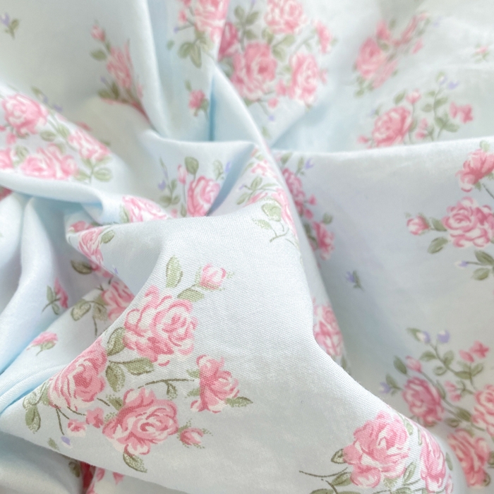 91家纺网 家纺一手货源 找家纺 优贝家纺 2026新款水洗棉古棉床盖四件套 悠蓝