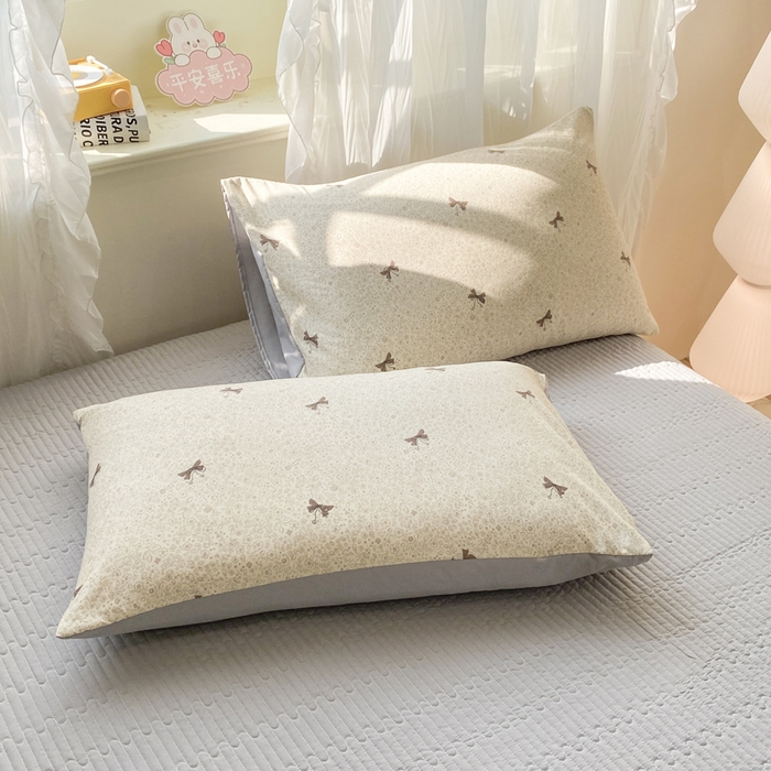 91家纺网 家纺一手货源 找家纺 优贝家纺 2026新款水洗棉古棉床盖四件套 初晴