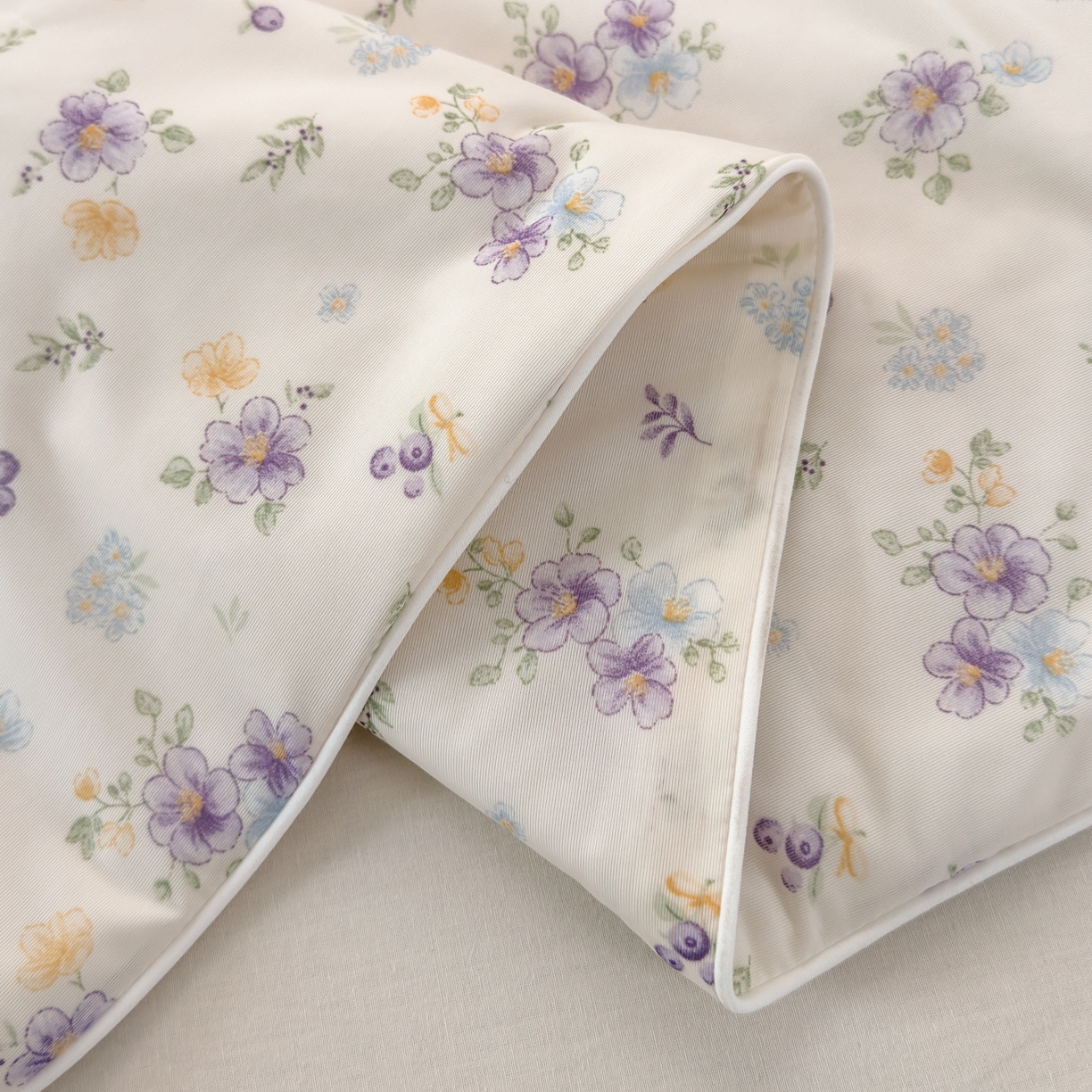 91家纺网 家纺一手货源 找家纺 雯雨家纺 2026新款A类凉感丝夏被夏凉被空调被 紫雾蔷薇