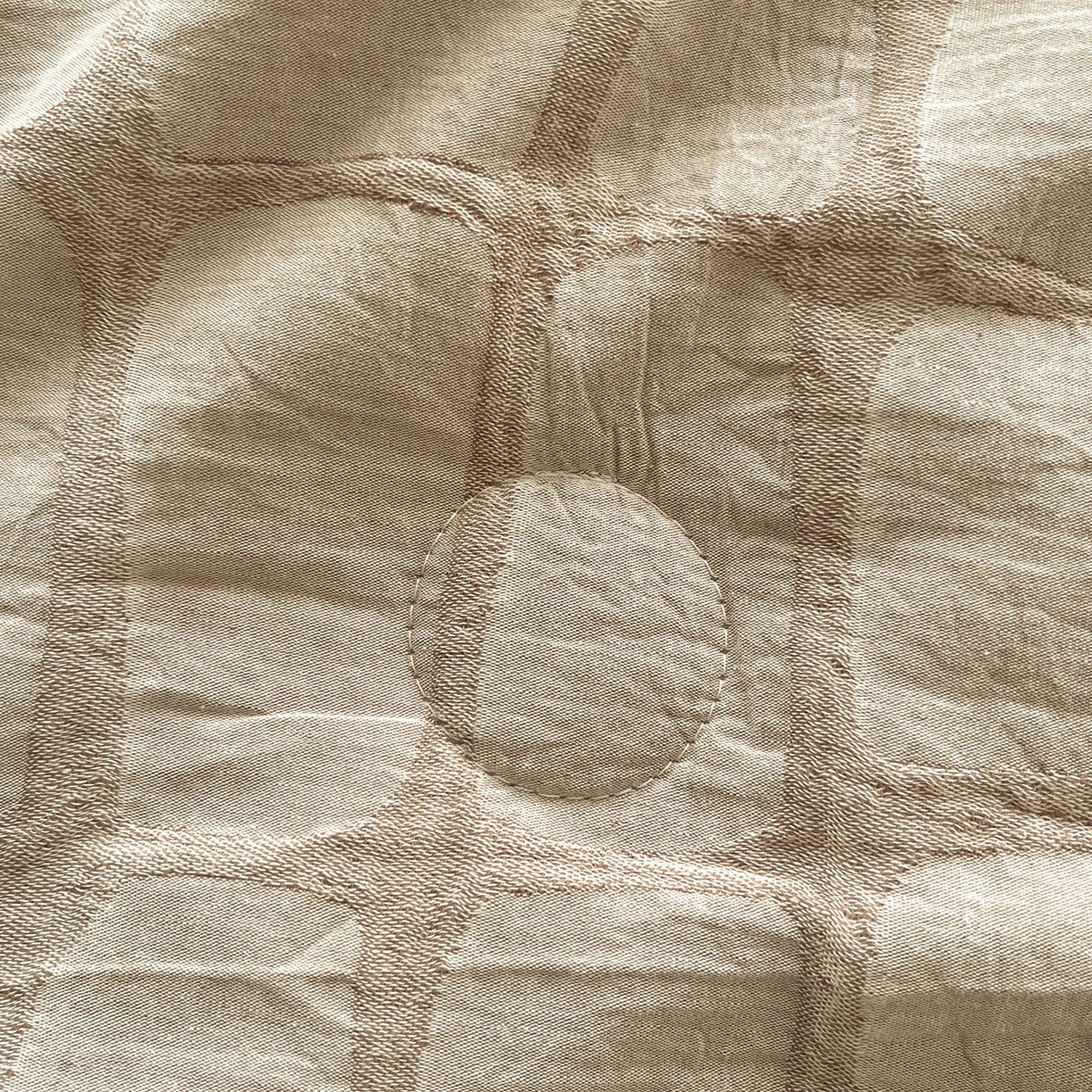 91家纺网 家纺一手货源 找家纺 吾秀家居 2026新款全棉纯棉大提花新疆棉花夏被夏凉被空调被四件套-石纹 石纹-卡其