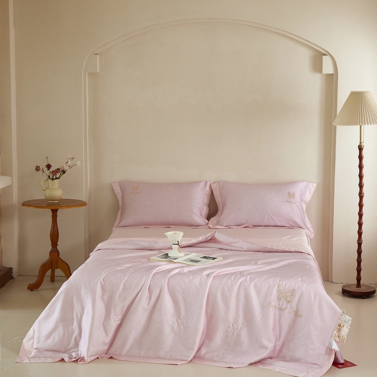 91家纺网 家纺一手货源 找家纺 （总）栩裕纺织 2026新款夏被四件套-琉光