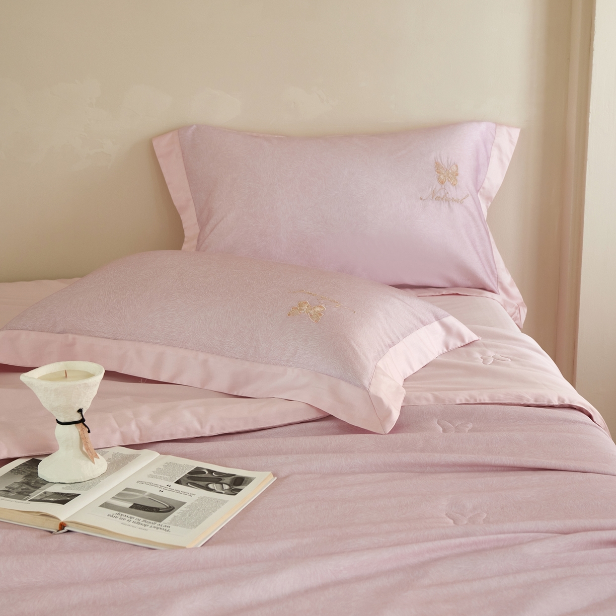 91家纺网 家纺一手货源 找家纺 （总）栩裕纺织 2026新款夏被四件套-琉光