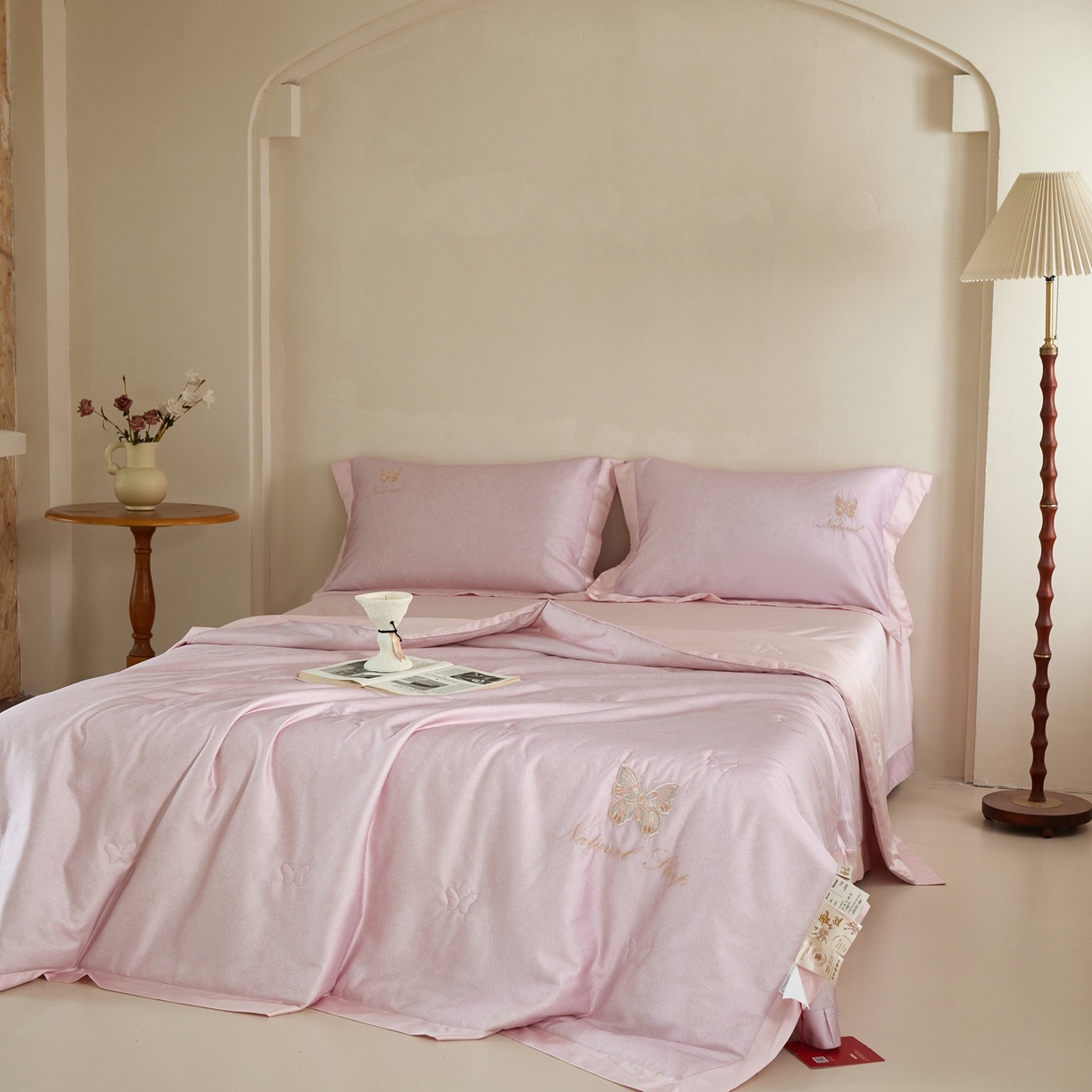 91家纺网 家纺一手货源 找家纺 （总）栩裕纺织 2026新款夏被四件套-琉光