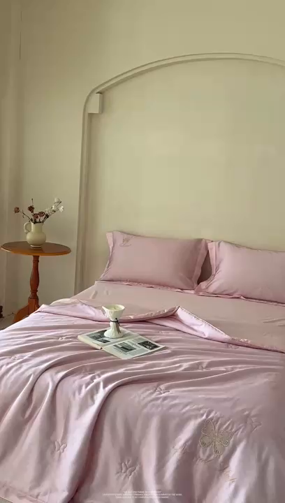 91家纺网 家纺一手货源 找家纺 （总）栩裕纺织 2026新款夏被四件套-琉光