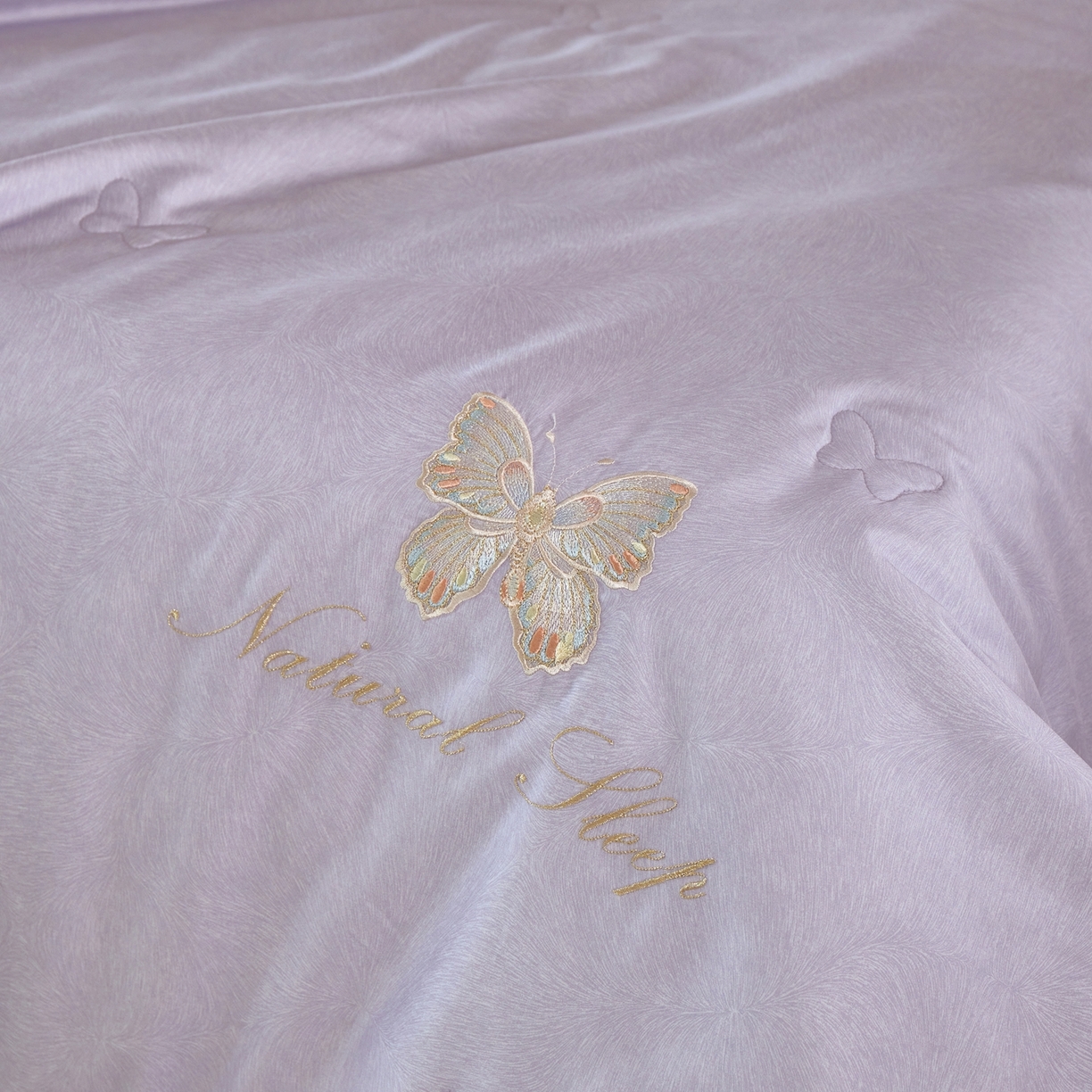 91家纺网 家纺一手货源 找家纺 栩裕纺织 2026新款夏被四件套-琉光 香芋紫