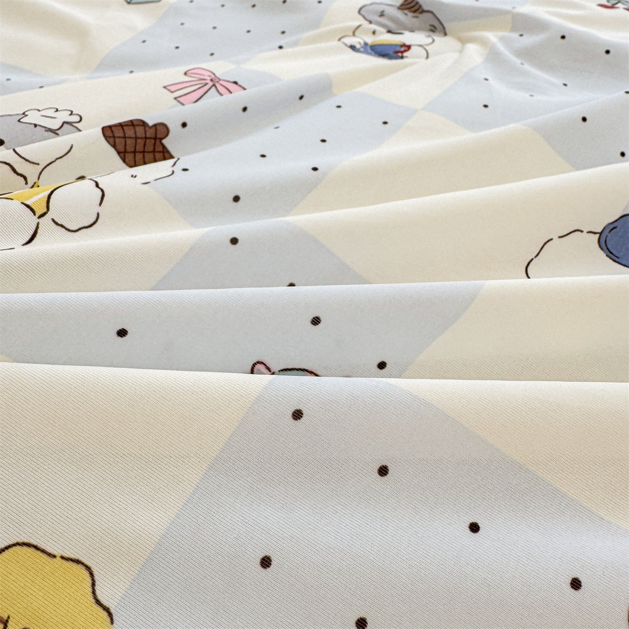 91家纺网 家纺一手货源 找家纺 （总）景眠 2026新款凉感丝印花仿锦氨大豆夏被夏凉被空调被