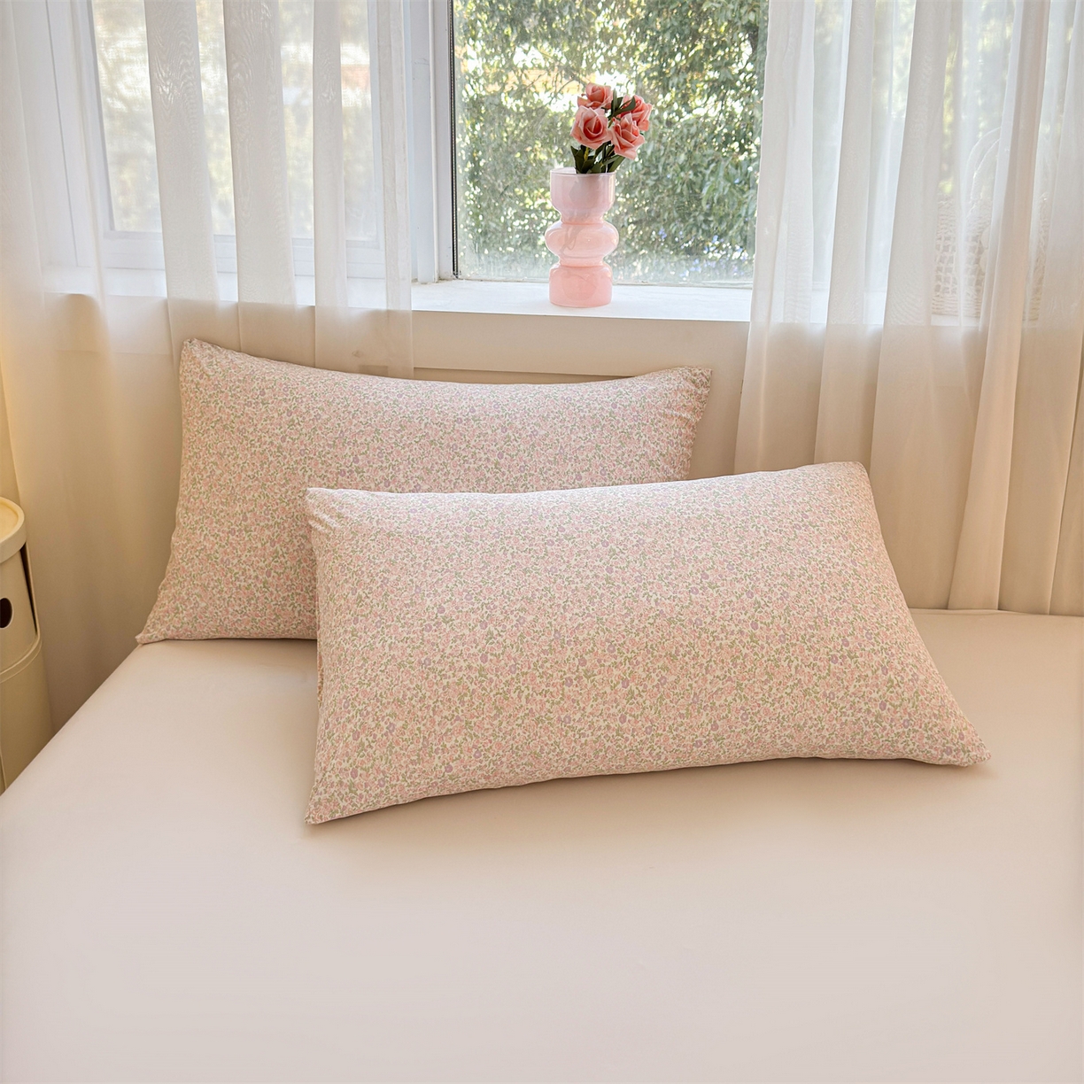 91家纺网 家纺一手货源 找家纺 景眠 2026新款凉感丝印花仿锦氨大豆夏被夏凉被空调被 夏日铃兰