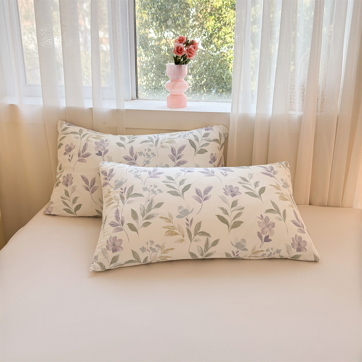 91家纺网 家纺一手货源 找家纺 景眠 2026新款凉感丝印花仿锦氨大豆夏被夏凉被空调被 叶柔苏夏