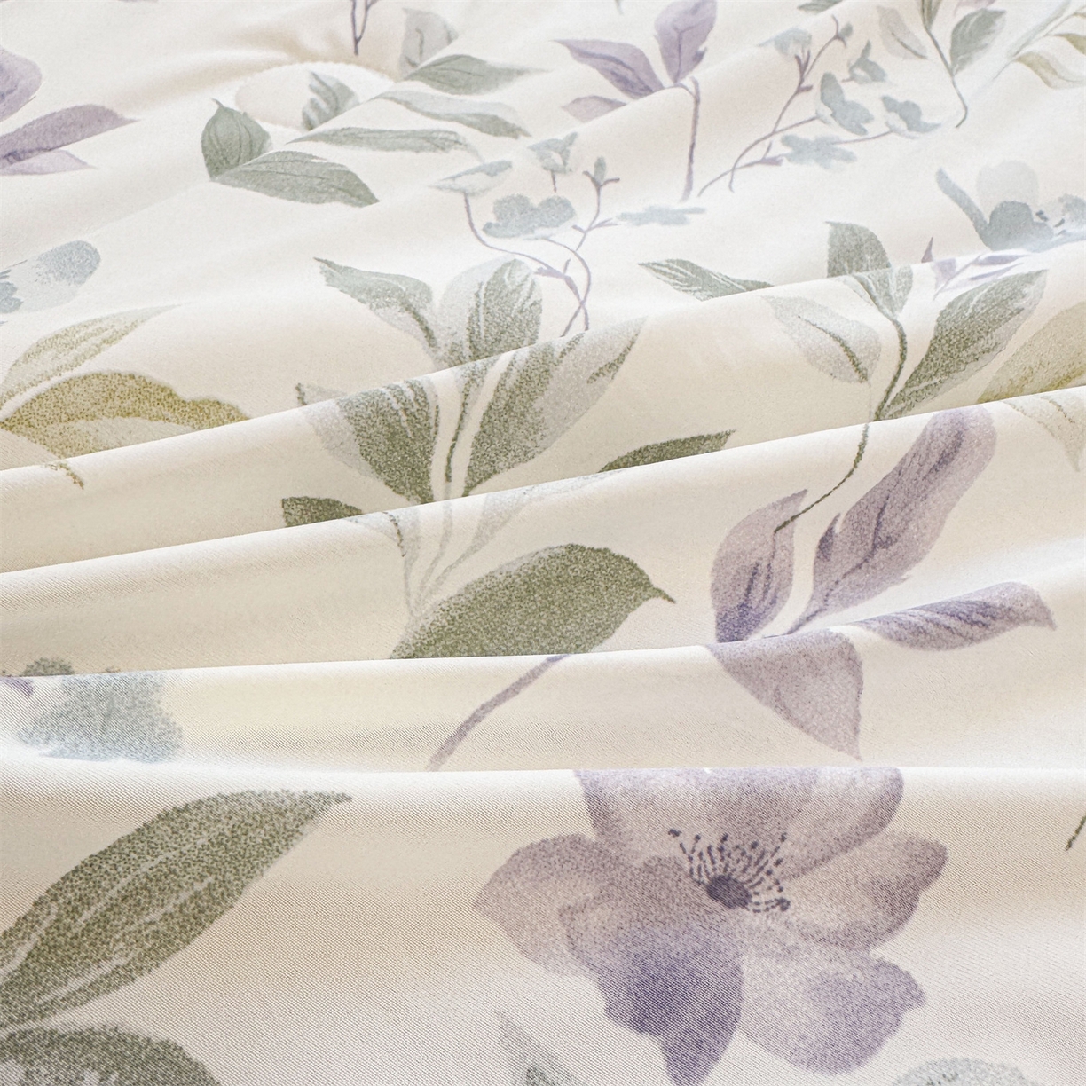 91家纺网 家纺一手货源 找家纺 景眠 2026新款凉感丝印花仿锦氨大豆夏被夏凉被空调被 叶柔苏夏