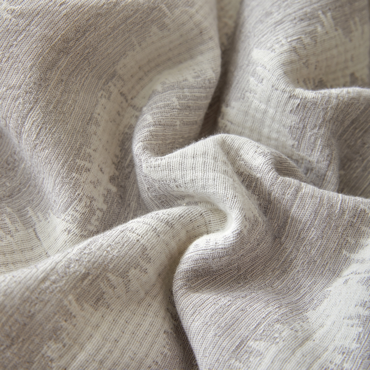 91家纺网 家纺一手货源 找家纺 吾秀家居 2026新款全棉纯棉大提花新疆棉花夏被夏凉被空调被四件套-律动 律动-浅灰